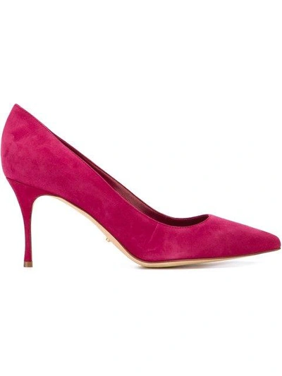 Sergio Rossi Klassische Wildlederpumps - Rosa In Pink