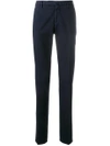 Incotex Slim Suit Trousers In Blue