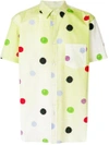 Comme Des Garçons Shirt Dot Print Shirt - Green