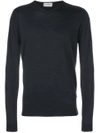 John Smedley Classic Long-sleeve Sweater In Hepburn Smoke