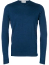 John Smedley Classic Long-sleeve Sweater - Blue