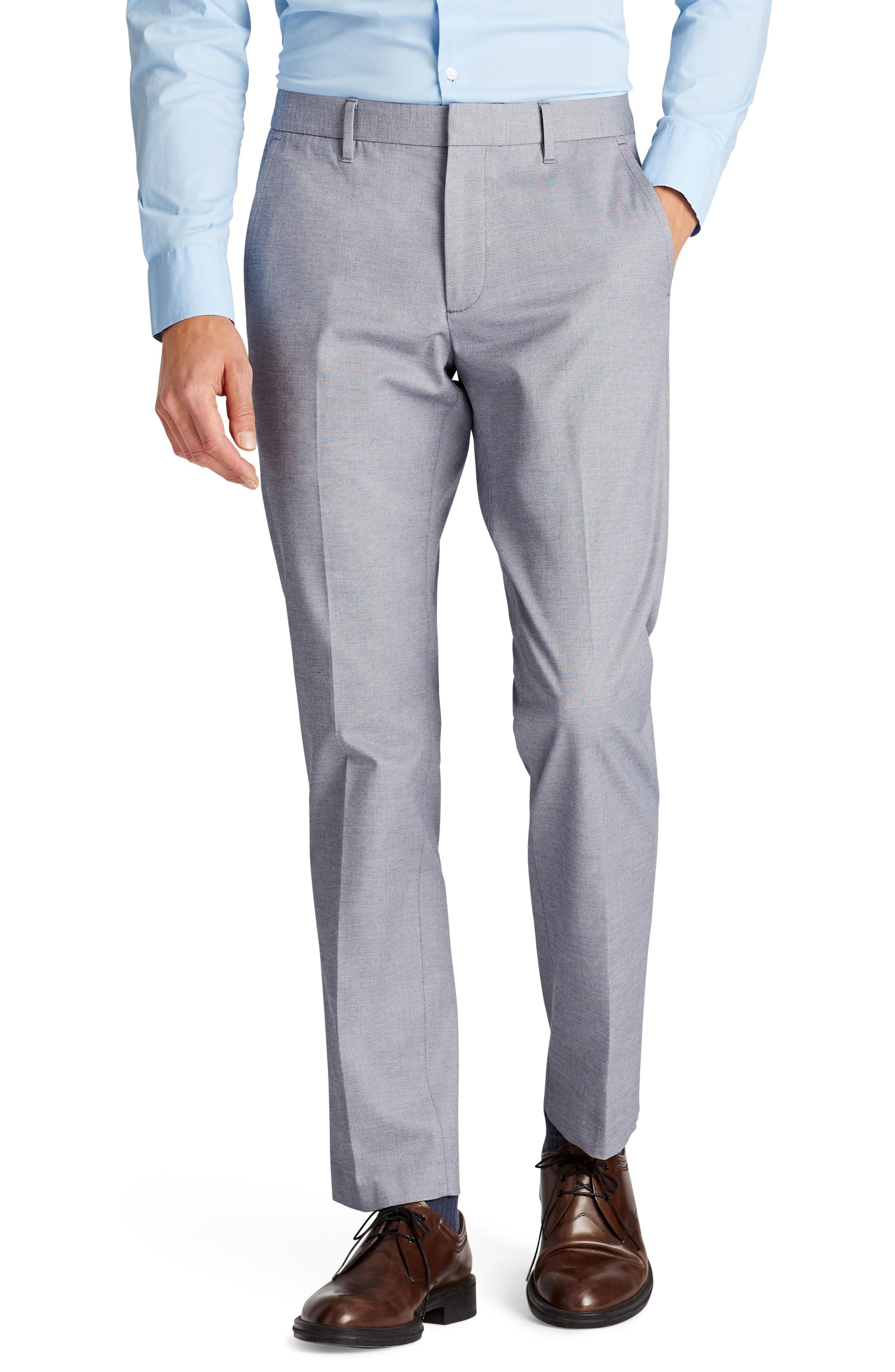 Bonobos Weekday Warrior Flat Front Stretch Cotton Pants In Navy | ModeSens