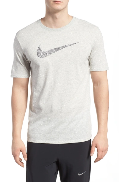Nike Dry T-shirt In Grey Heather