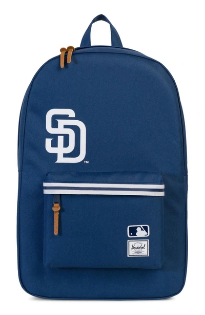 Herschel Supply Co Heritage - Mlb National League Backpack - Blue In San Diego Padres