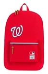 Herschel Supply Co Heritage - Mlb National League Backpack - Red In Washington Nationals