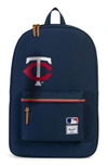 Herschel Supply Co Heritage - Mlb American League Backpack - Blue In Minnesota Twins