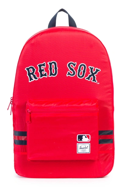 Herschel Supply Co Packable - Mlb American League Backpack - Red In Boston Red Sox