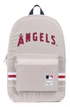 Herschel Supply Co Packable - Mlb American League Backpack - Grey In Los Angeles Angels