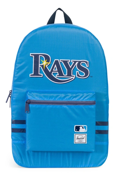 Herschel Supply Co Packable - Mlb American League Backpack - Blue In Tampa Bay Rays