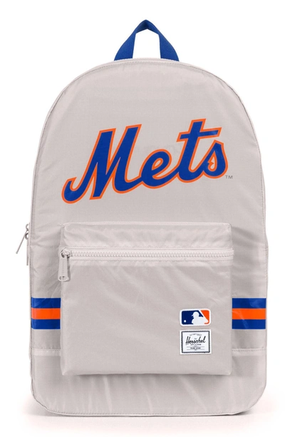 Herschel Supply Co Packable - Mlb National League Backpack - Grey In New York Mets