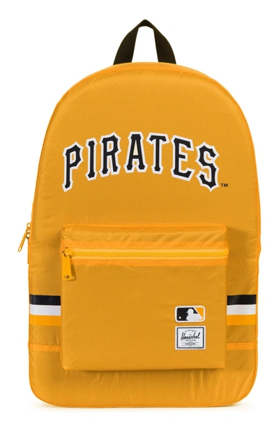 Herschel Supply Co Packable - Mlb National League Backpack - Yellow In Pittsburgh Pirates