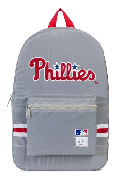 Herschel Supply Co Packable - Mlb National League Backpack - Grey In Philadelphia Phillies