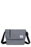 Herschel Supply Co Odell Messenger Bag - Grey In Raven Crosshatch