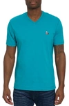 Robert Graham Eye Of The Skull T-shirt In Teal