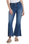 Hint Of Blu Fun Slim Flare Jeans In Jolly Blue