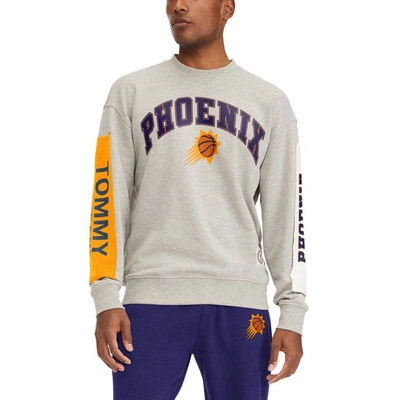 Tommy Jeans Gray Phoenix Suns James Patch Pullover Sweatshirt