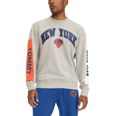 Tommy Jeans Gray New York Knicks James Patch Pullover Sweatshirt