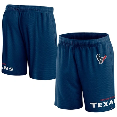 Fanatics Branded Navy Houston Texans Clincher Shorts