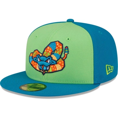 New Era Green Wisconsin Timber Rattlers Copa De La Diversion 59fifty Fitted Hat