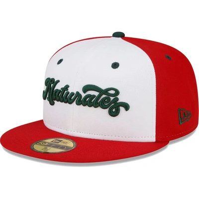 New Era White Northwest Arkansas Naturals Copa De La Diversion 59fifty Fitted Hat