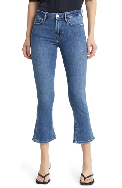 Frame Le Crop High Waist Mini Boot Jeans In Samson