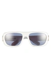 Dior Lady 59mm Square Sunglasses In Ivory Blue