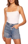 Susana Monaco Double String Tank Top In Sugar