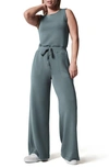 Spanx Airessentials Sleeveless Jumpsuit In Hazy Blue Grey