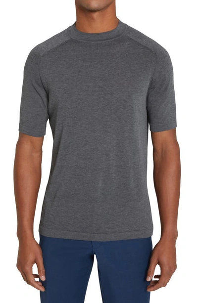 Jack Victor Victoria Cotton & Silk T-shirt In Grey