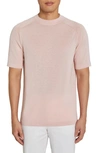 Jack Victor Victoria Cotton & Silk T-shirt In Pink