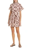 Mille Violetta Ruffle Tie Waist Dress In Sayulita Print