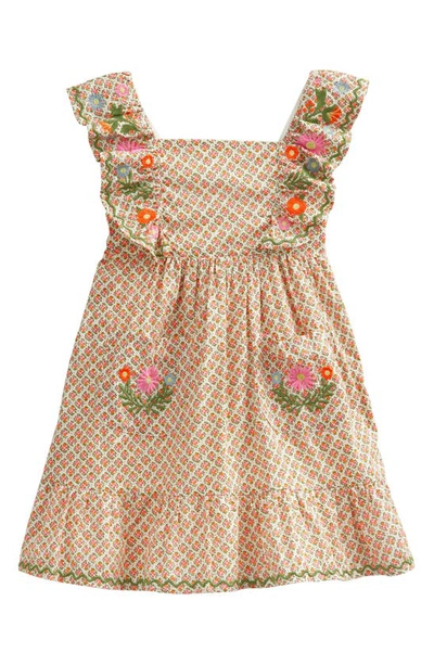 mini boden pinafore dress Girls Pinafore Dress Iguana Green | Nature Pond Scene Dress