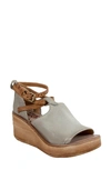 As98 Nino Wedge Sandal In Grey