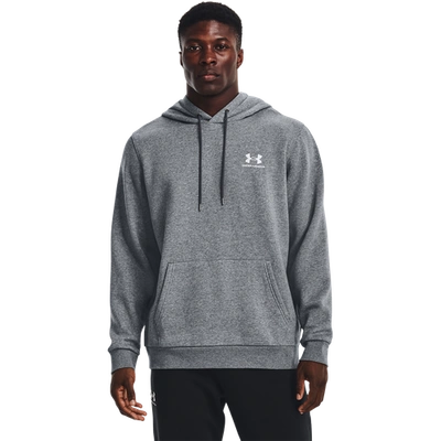 Under Armour Mens  Essential Fleece Hoodie In Grey