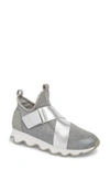 Sorel Kinetic Sneak High Top Sneaker In Dove/ White