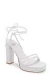 Jeffrey Campbell Presecco Sandal In White