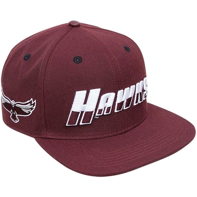 Pro Standard Maroon Maryland Eastern Shore Hawks Evergreen Hawks Snapback Hat