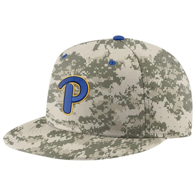 Nike Camo Pitt Panthers Aero True Baseball Performance Fitted Hat