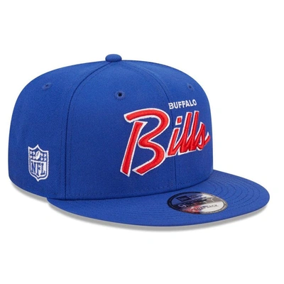 New Era Royal Buffalo Bills Script 9fifty Snapback Hat