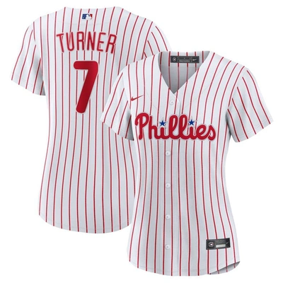 Nike Trea Turner White Philadelphia Phillies Home Replica Player Jersey