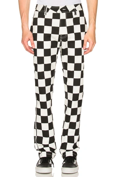 Publish Classic Fit Check Pant In Black & White