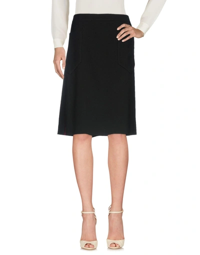 Sonia Rykiel Knee Length Skirts In Black