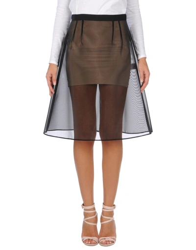 Dolce & Gabbana Knee Length Skirts In Black