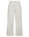 Department 5 Woman Pants Light Grey Size 30 Cotton, Elastane