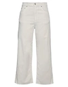 Department Five Sand-coloured Corduroy Palazzo Trousers In Red