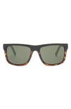 Electric Swingarm Xl 59mm Flat Top Polarized Sunglasses In Darkside Tort/ Grey Polar