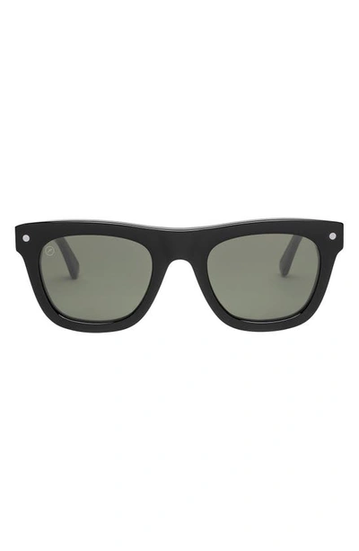 Electric Cocktail 39mm Polarized Square Sunglasses In Gloss Black/ Grey Polar