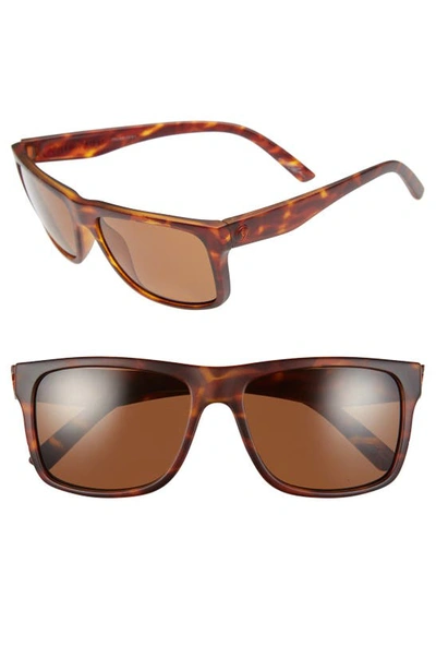 Electric 'swimgarm' 57mm Polarized Sunglasses In Matte Tortoise/ Bronze Polar