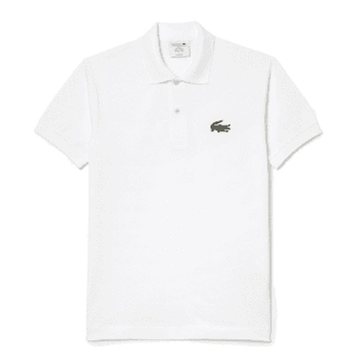 Lacoste X Netflix Polo Shirt Print Elite White