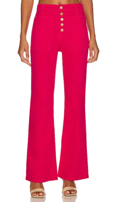 Ulla Johnson The Lou Denim Flare Jeans In Orchid Wash